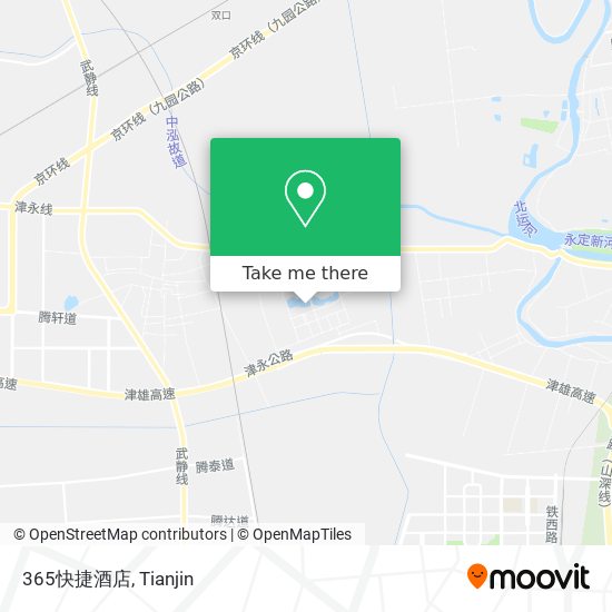 365快捷酒店 map