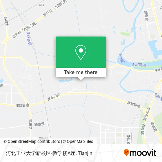 河北工业大学新校区-教学楼A座 map