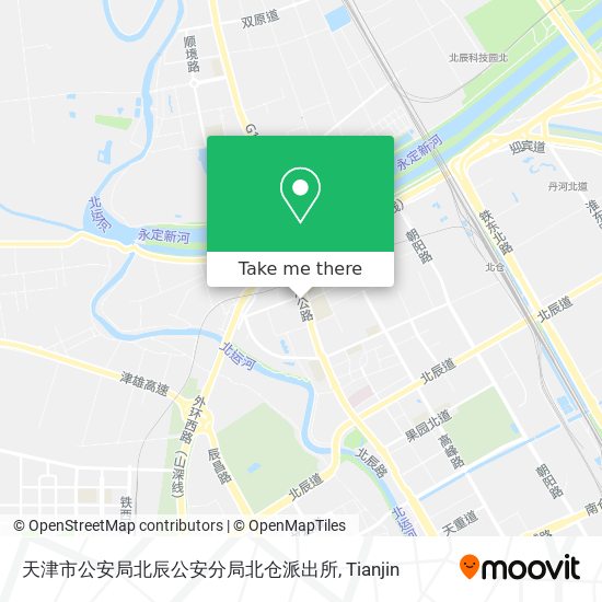 天津市公安局北辰公安分局北仓派出所 map