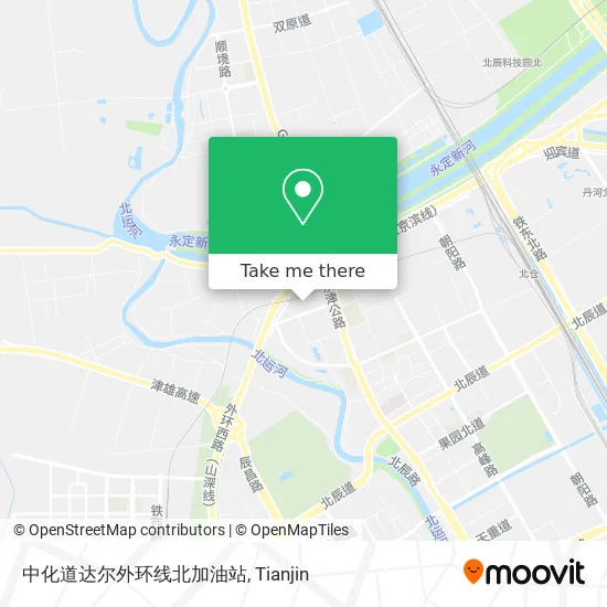 中化道达尔外环线北加油站 map