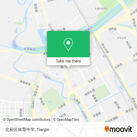 北辰区体育中学 map