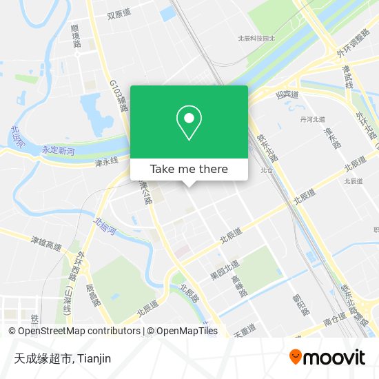 天成缘超市 map