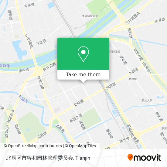 北辰区市容和园林管理委员会 map