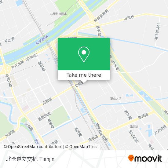 北仓道立交桥 map