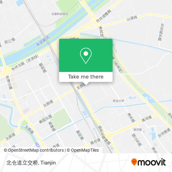 北仓道立交桥 map