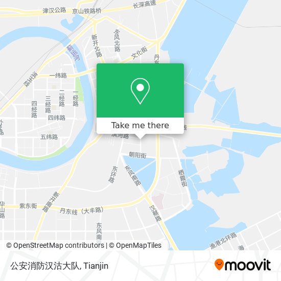 公安消防汉沽大队 map