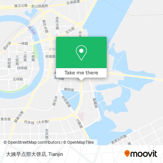 大姨早点部大饼店 map