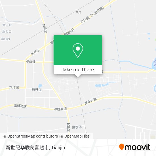 新世纪华联良富超市 map