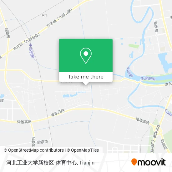 河北工业大学新校区-体育中心 map