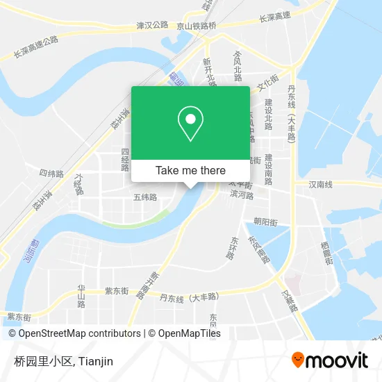 桥园里小区 map