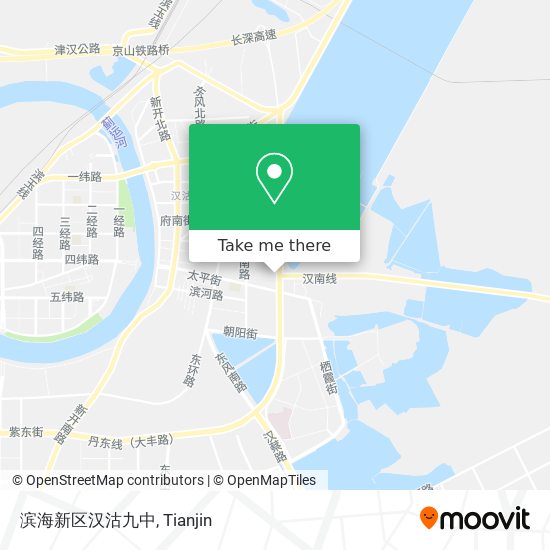 滨海新区汉沽九中 map