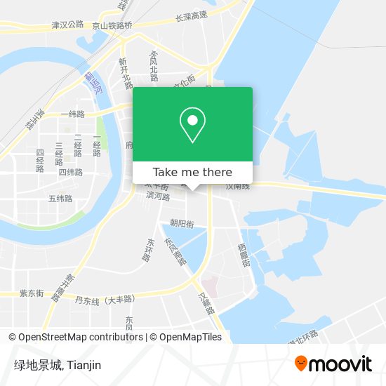 绿地景城 map