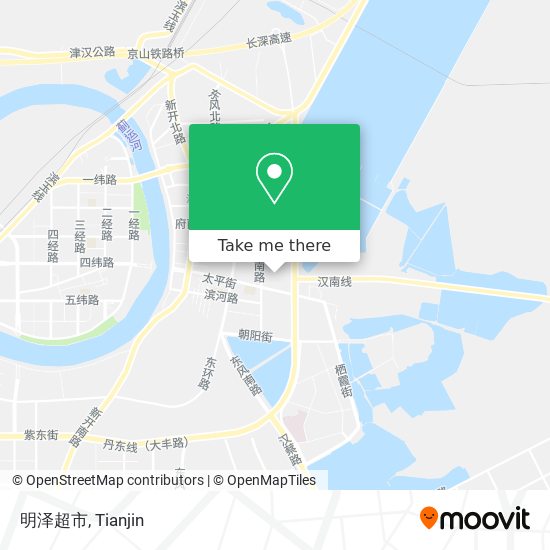 明泽超市 map