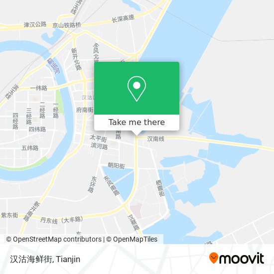 汉沽海鲜街 map