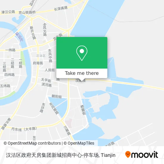 汉沽区政府天房集团新城招商中心-停车场 map