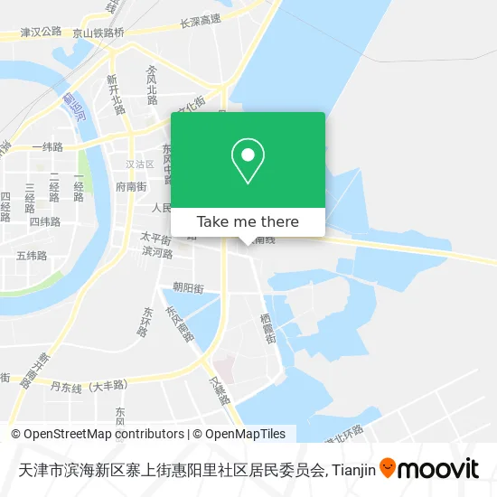 天津市滨海新区寨上街惠阳里社区居民委员会 map