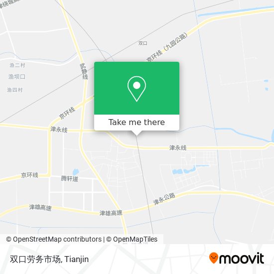双口劳务市场 map