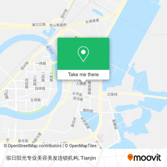 假日阳光专业美容美发连锁机构 map
