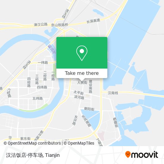 汉沽饭店-停车场 map