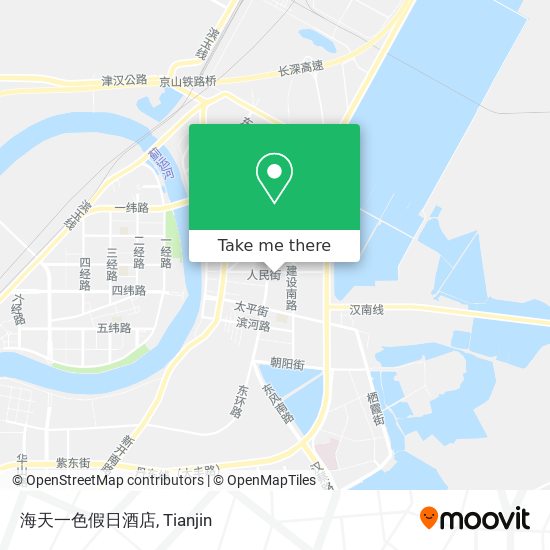海天一色假日酒店 map