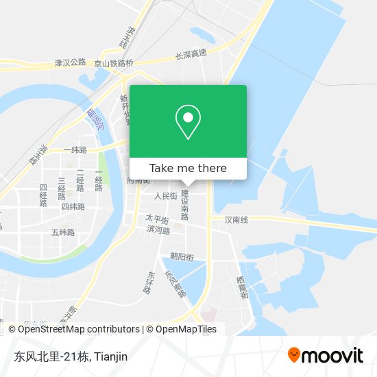 东风北里-21栋 map