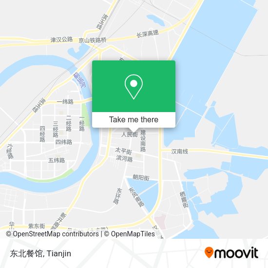 东北餐馆 map