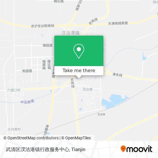 武清区汊沽港镇行政服务中心 map