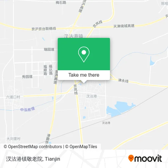 汊沽港镇敬老院 map