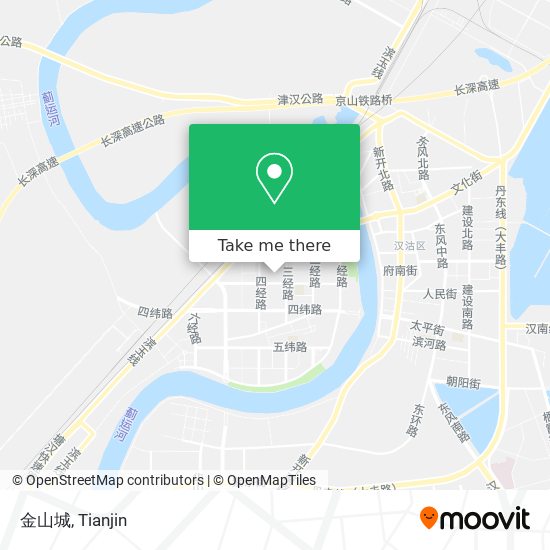 金山城 map