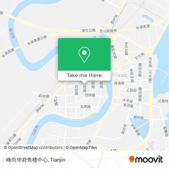 峰尚华府售楼中心 map