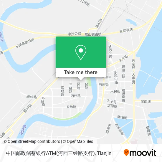 中国邮政储蓄银行ATM(河西三经路支行) map