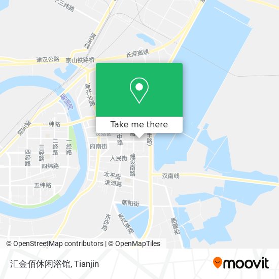 汇金佰休闲浴馆 map