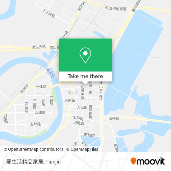 爱生活精品家居 map