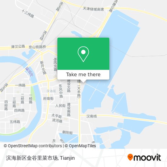 滨海新区金谷里菜市场 map
