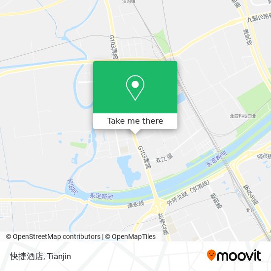 快捷酒店 map