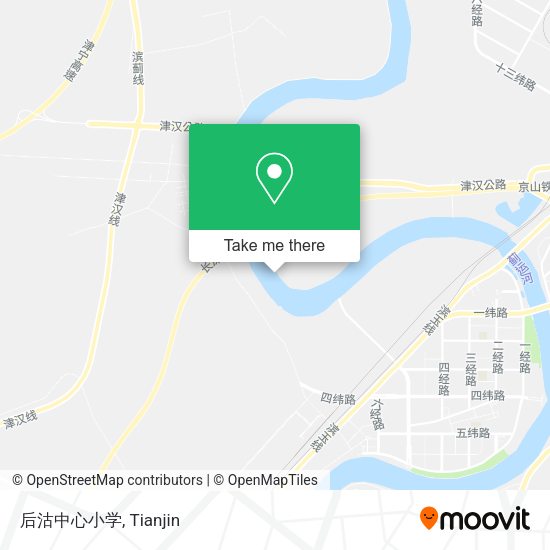 后沽中心小学 map