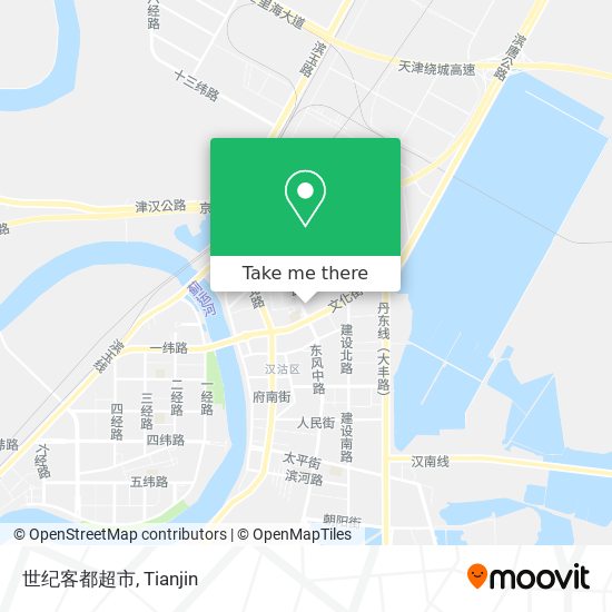 世纪客都超市 map