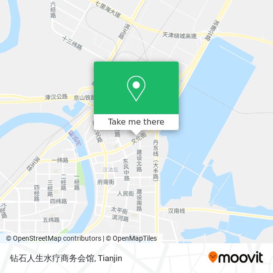 钻石人生水疗商务会馆 map