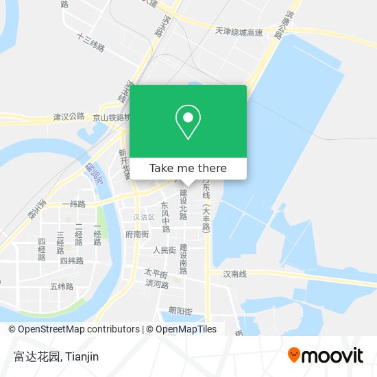 富达花园 map