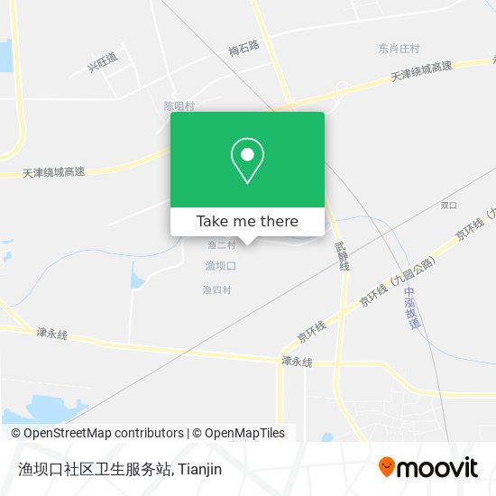 渔坝口社区卫生服务站 map