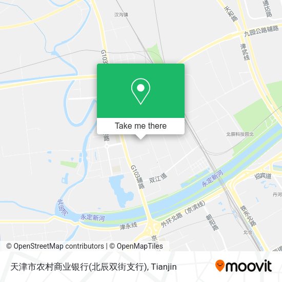 天津市农村商业银行(北辰双街支行) map