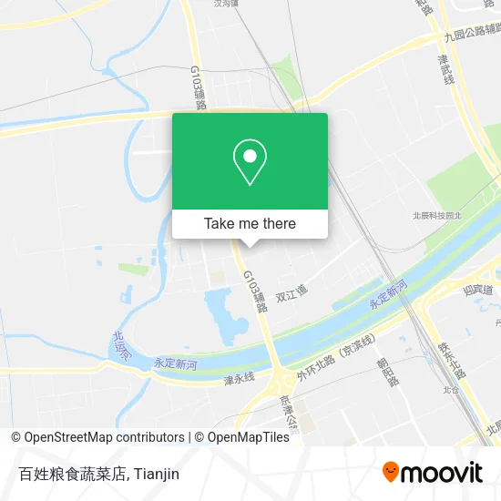 百姓粮食蔬菜店 map