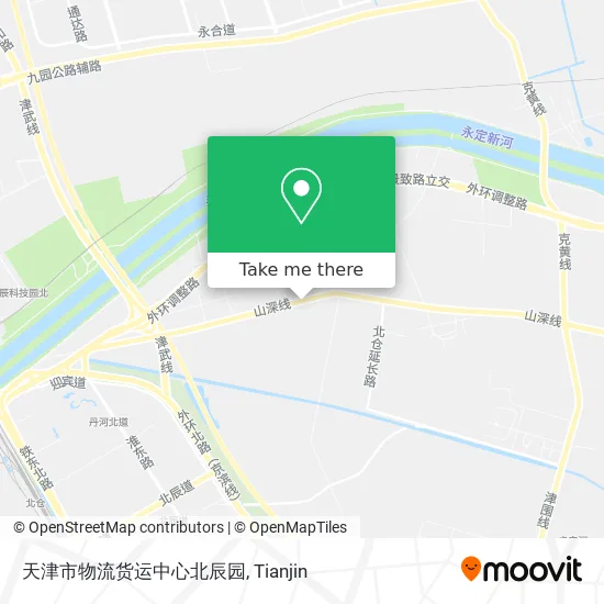 天津市物流货运中心北辰园 map