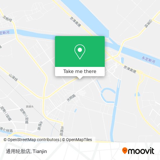 通用轮胎店 map