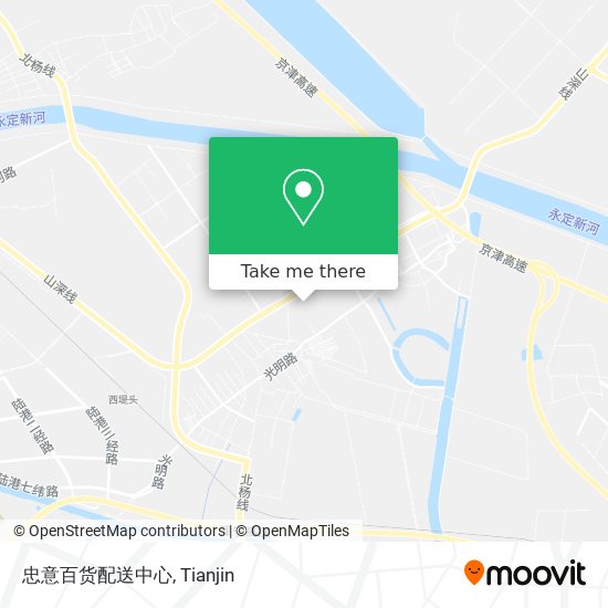 忠意百货配送中心 map
