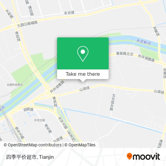 四季平价超市 map