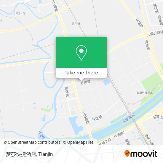梦莎快捷酒店 map