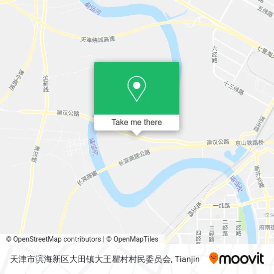 天津市滨海新区大田镇大王瞿村村民委员会 map