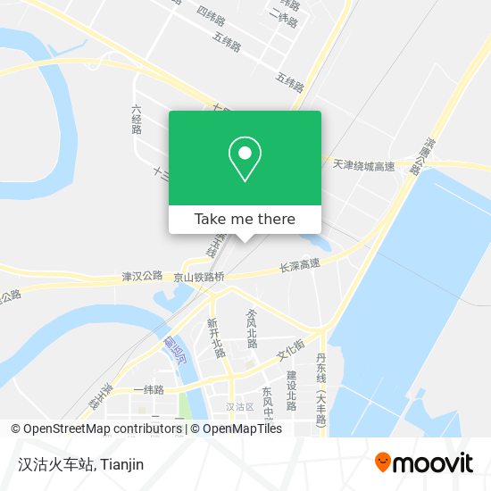 汉沽火车站 map