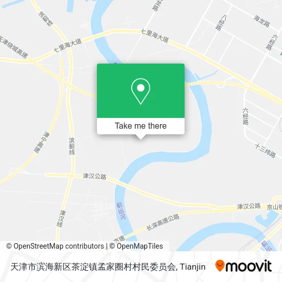 天津市滨海新区茶淀镇孟家圈村村民委员会 map